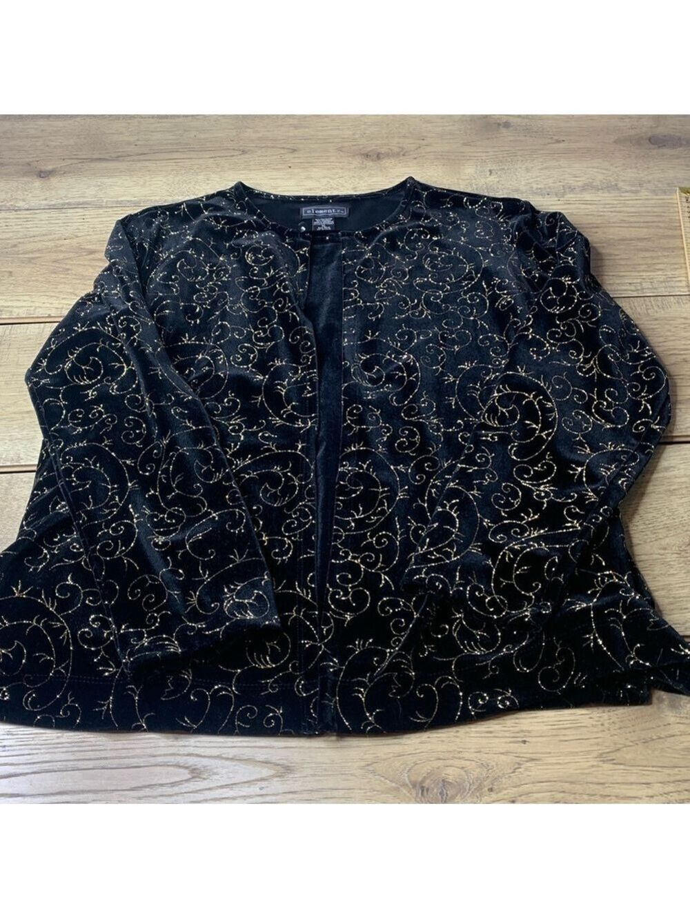 Women’s Elementz Velvet Cardigan Size XL